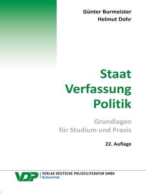 cover image of Staat - Verfassung - Politik